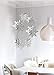 pinkblume Christmas Decorations Clearance-Metallic 3D Xmas Tree Garland,3D Hanging Large Snowflake,Paper Star Banners for Gold and Silver Christmas,New Year,Holiday Party Decorations