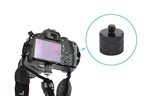 Premium Mic Thread Screw Adapter 1/4" Male to 3/8" Male and 1/4" Male to 3/8" Female Microphone to Tripod Adapter Microphone Screw Converter Adapter,６ Pack - Thumbnail 4
