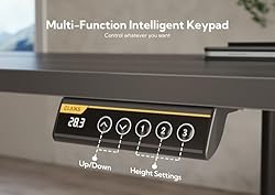 Claiks Standing Desk, Electric Height Adjustable