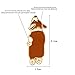 ink2055 Cartoon Dog Paw Enamel Brooch Pin Badge for Denim Jacket Backpack Badge Brooches Jewelry Decor - Brown