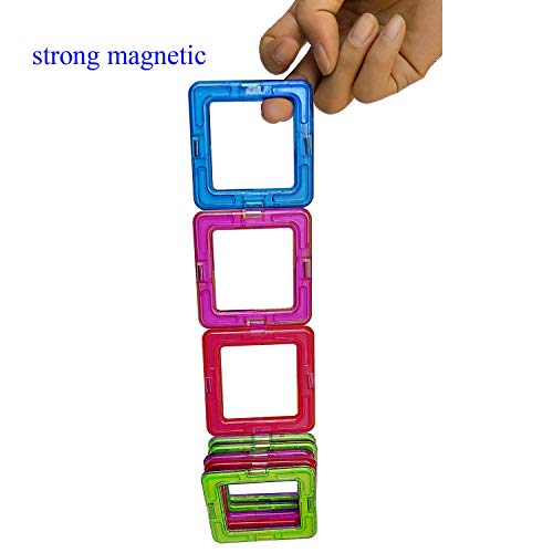 87pcs Magnetic Blocks Wheels Educational Construction Engineering DIY Tiles- Building Blocks Learning Stacking Block Set Boys Girls Magnets Building sets Best kids toys Creative Games Fun Activities - Thumbnail 6