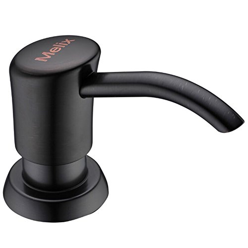 UPC 714046847733, Melix Oil Rubbed Bronze Soap Dispenser Pump Bathroom Kitchen ,Soap Dispenser Bronze , Sink Soap Dispenser Pump Replacement for Sink Oil Rubbed Bronze Lotion Pump Dispenser Melix-Soap-Dispenser-315ORB