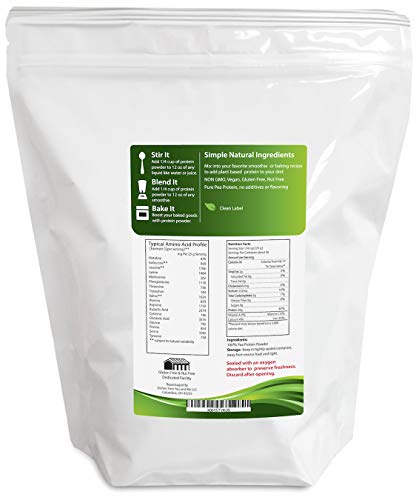 image for Judee's Gluten Free Pea Protein Powder (80% protein) 1.5 lb, Non-GMO, 