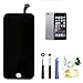 Black iphone 6 plus 5.5 inch Retina LCD Touch Screen Digitizer Glass Replacement Full Assembly with repair kit