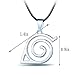 Yozone Naruto - Leaf Anime Naruto Logo Alloy Symbol Pendant Necklace