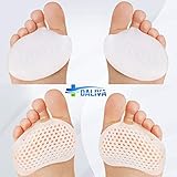 DALIVA Metatarsal Pads Forefoot Pad - Ball of Foot Cushions - Metatarsal Cushion Mortons Neuroma - Metatarsal Foot Pads - Gel Foot Cushion - Mortons Neuroma Callus Metatarsal - Soft Gel Foot