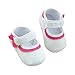 DZT1968® Baby Girl White Soft Sole Mary Jane Shoes Prewalker Sneakers