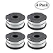 YUEFENG 4 Pack String Trimmer Replacement Spools 29252 Compatible with Greenworks 21332 21342 24V 40V 80V Cordless Trimmer