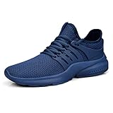 Feetmat Men's Sneakers Running Shoes Lightweight Mesh Breathable Tennnis Workout Gym Shoes Blue 10M ...