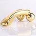 KoreaTrends 3D Roller Face Massager, Body Face Massager, (Gold)
