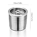 Refillable Coffee Capsules Upgraded Stainless Steel Reusable Coffee Filter Compatible with illy Coffee Capsule Machine