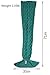 Kpblis Knitted Mermaid Tail 71-Inch-by-35-Inch Blanket Green 1