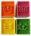 Torune Bento Sandwich Cutter Mold, Animal Face