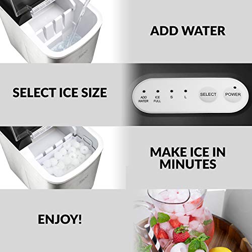 1 Igloo+ICEB26SS+Automatic+Countertop+Stainless