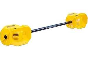 AQUASTRENGTH Hydro-Tone Maximum Resistance Aquatic Barbell | Water Weights for Pool Exercise | Bells Detach for use as Pool Dumbbells | Quick Start Guide