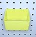 PEG Board Yellow Plastic Part Bins 10 Pack Hooks to Peg Tool Board - Craft Room Workbench