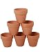 YXMYH 6 Pcs Terracotta Pot Clay Pots 4'' Clay Ceramic Pottery Planter Cactus Flower Pots Succulent Pot Drainage Hole- For Indoor/Outdoor Plant Crafts primary