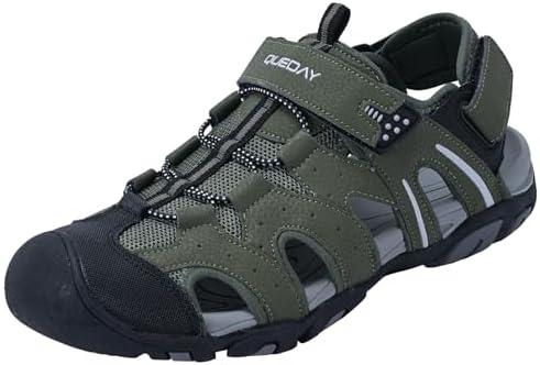 NORTIV8 Men’s Closed Toe Outdoor Sport Sandals Black Size 9 Trail Hiking Water Men main image 3