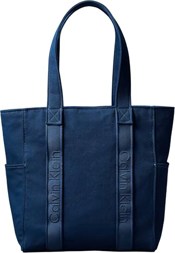 Tote bag Mujer Webbing Strap Canvas grande, Azul (Ensign Blue), Talla Única