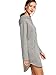 SweatyRocks Sweatshirt Dress Hoodie Pockets Grey Dress (XX-Large, Grey)