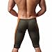 FEESHOW Men's Workout Gym Sports Fitness Running Tights Shorts Pants (Army Green, M)
