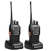 Retevis H-777 Two Way Radio UHF 16CH 2 Way Radio Single Band Flashlight Portable Walkie Talkies (1 Pair)- Black primary