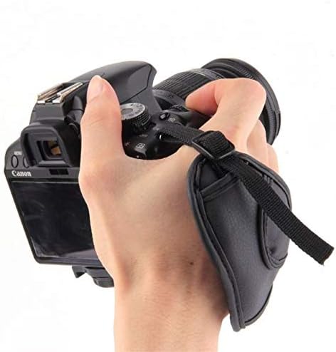 Cygnus Mounting Screw Adjustable Padded Camera Wrist Strap Hand Grip Compatible with Nikon Canon Sony Pentax Olympus Panasonic SLR DSLR Cameras