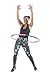 Balance 1 Weighted Slim & Exercise Hoop 3 lb (Dia. 40 inch) Large, 8-Segmented, Fuchsia