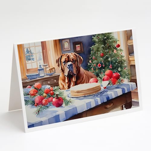 Caroline's Treasures DAC3781GCA7P Dogue de Bordeaux Christmas Cookies Greeting…