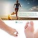 DR.Care Bunion Splints, Toe Separators [2 Pair] - Bunion Corrector - Big Toe Spacers - Elastic Foot Straightener - Bunion Relief - Orthopedic Brace Pads, Gel Toe Spacers For Hallux Valgus - Women, Men