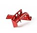 Bentolin Red Metal Dead Pedal Left Side Foot Rest Kick Panel for 2007-2018 Wrangler JK & Unlimited