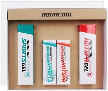 AQUACOOL GIFT SET D-SPORTS GEL + HOTSPA GEL+ SPORTS ROLL + HOTSPA ROLL