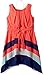 Amy Byer Girls' Big Sleeveless Colorblock Sharkbite Hem Dress