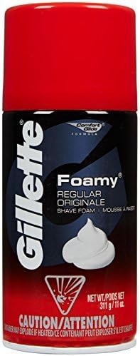 Gillette Foamy Regular Shave Foam, 11 oz - Buy Packs and SAVE (Pack of 4)