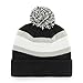 OTS NFL Oakland Raiders Men's Rush Down Cuff Knit Cap with Pom, Team Color, One Size
