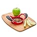 16-Blade Apple Slicer Corer Cutter Wedger Divider by Alpha & Sigma - [Includes Free eBook] - Ultra Sharp Stainless Steel Blades & Ergonomic Rubber Grip Handle