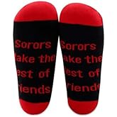 G2TUP Sorority Sister Paraphernalia Socks Sisterhood Gift Make The Best of Friends Socks Greek Sorority Gift (Make The Best Sock)
