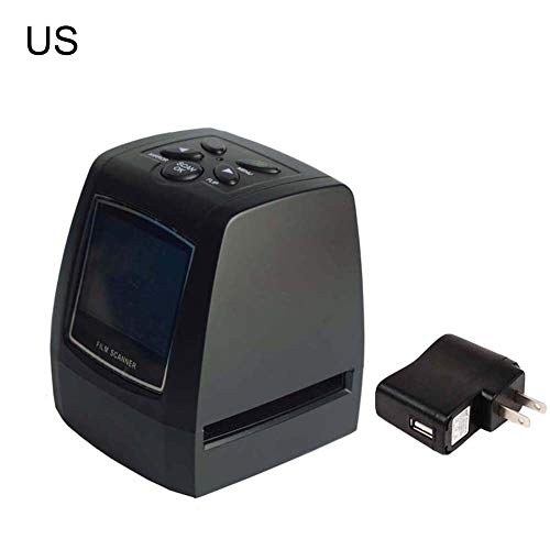 Gyswshh 32G SD Card Storage 135mm/35mm LCD Screen Slide Negative Film Scanner ConverterUS Plug