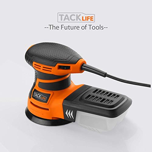 5-inch 3.0A Random Orbit Sander With 12Pcs Sandpapers, 6