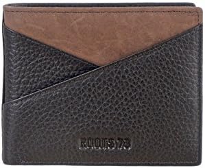Roots 73 Lennox Collection Men's Leather Bifold W/ Removable Center Wing Card Holder
