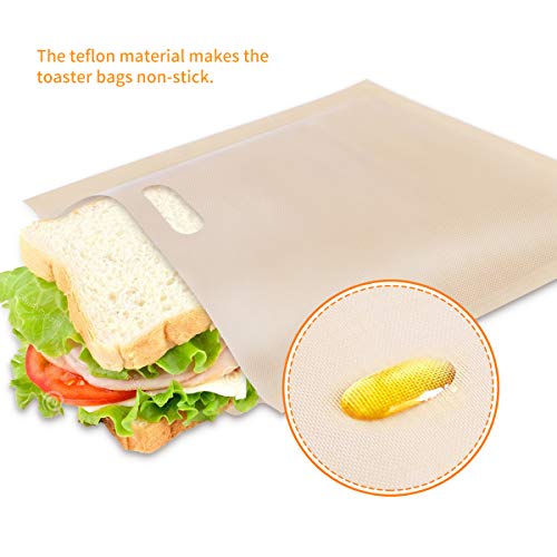 4 Toaster+Non+Stick+Reusable+Approved+Sandwiches