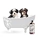 Sofee & Co. Natural Oatmeal Dog Puppy Shampoo - Clean Moisturize Soothe Soften Norma, Dry Itchy Allergy Sensitive Skin. Deodorize and Detangle 16 oz (Lavender & Mint)