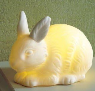 Woodland Twilights Porcelain Bunny LED Nightlight