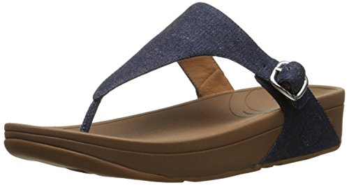 Fitflop women s the skinny fabric flip flop, french nav…