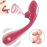 Clitoral Sucking Vibrator G Spot Vibrator Nipples Suction Clitoris Stimulator,Treediride Dual Motor 10 Vibration Modes Vagina Massager Waterproof Vibrating Dildo Rechargeable Sex Toys for Women Couple