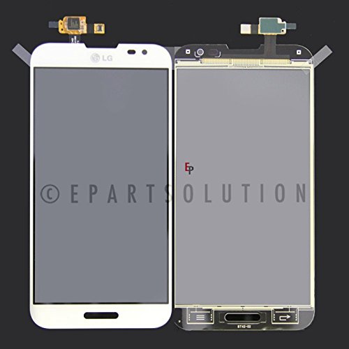 ePartSolution_OEM LG Optimus G Pro E980 E985 F240 L-04E LCD Display Touch Screen Digitizer Lens Glass Replacement part USA Seller (White)