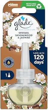 Glade Plug In Air Freshener Refill Sandalwood Jasmine 6 x 20ml Pack view 2