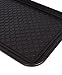 Internet's Best Waterproof Multi-Purpose Plastic Shoe Tray Boot Mat for Entryway, Dorm Room, Indoor Outdoor, Large Mud Pan, Utility Mat, Weather Resistant Floor Tray, 2 Pack - 30x15 - Black