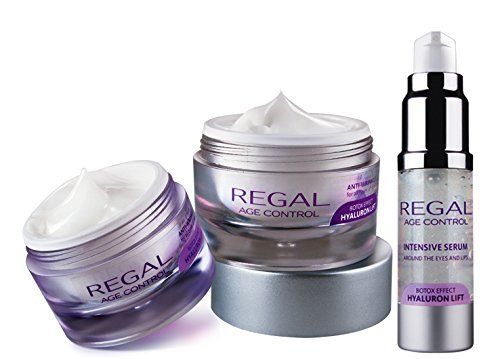 Regal Age Control - Set mit 3 Falten-Cremes - Tagescreme, Nachtcreme und Augenserum