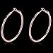 Loop earings , Rose Gold Plated Hoops Earrings For Women girl Not allergies